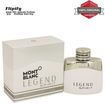 Montblanc Legend Spirit EDT Spray for Men by Mont Blanc 3.3 oz 0.15 1 oz 