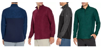 NEW!! GapFit Men's Stretch Knit Mockneck Active Half Zip Pullovers Variety #95