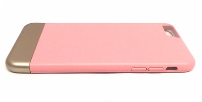 LOT OF 2 BRAND NEW IPHONE 6 PLUS CASE SLIM PINK CHAMPAGNE GOLD MAXBOOST THIN 