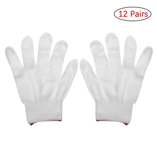 3/6/12/24 Pairs Nylon Work Gloves Washable Protection Work Gloves for Men Women - Picture 11 of 12