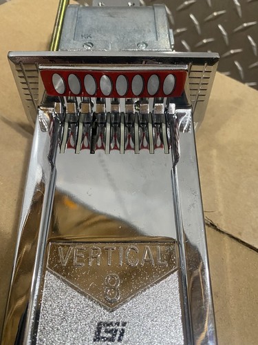 NEW Greenwald Vertical 8 V8 Coin Slide Chute Vend Mech .900 Rim Token Laundry - Picture 3 of 6