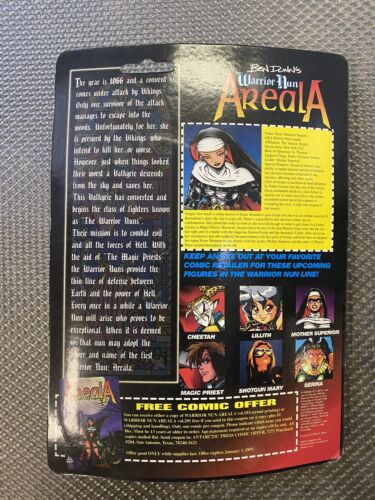 Ben Dunn's Warrior Nun Areala Warrior Nun Areala 1996 action figure, Sealed - Picture 3 of 11