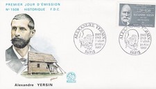 FRANCE FDC 1987 ALEXANDRE YERSIN YT 2457