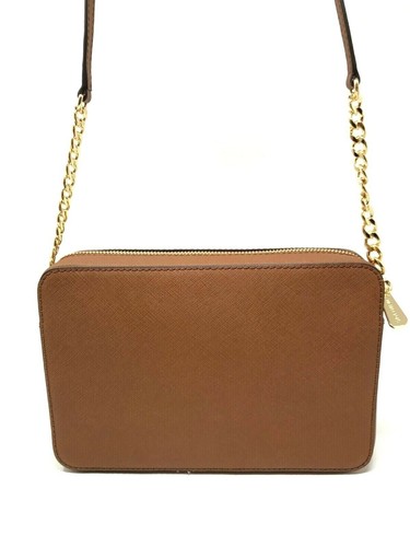 Michael Kors Jet Set EW Large Crossbody Brown Leather 35T8GTTC9L NWT $378 Retail - Picture 3 of 6
