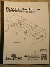 Landpride BB Box Blade Scraper Operators Manual