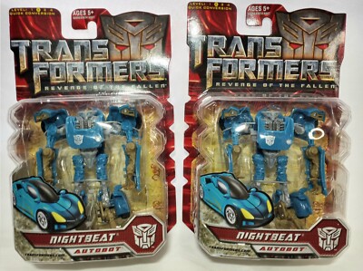Transformers Revenge of The Fallen - Nightbeat _ Scout Class - Figure Lot Of 2