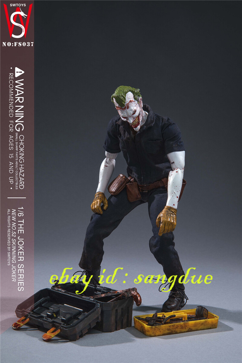 swtoys fs037 1/6 Skinning Joker アクションフィギ 1/6 SWTOYS FS037 The Skinning JOKER Male Movable Action