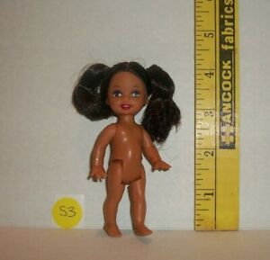 MATTEL NUDE CE Barbie KELLY CLUB AA NO BANGS PIGTAILS 4 INCH DOLL 