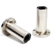 1pcs Rust resistant electroplated extended circular flange linear bearing LMF