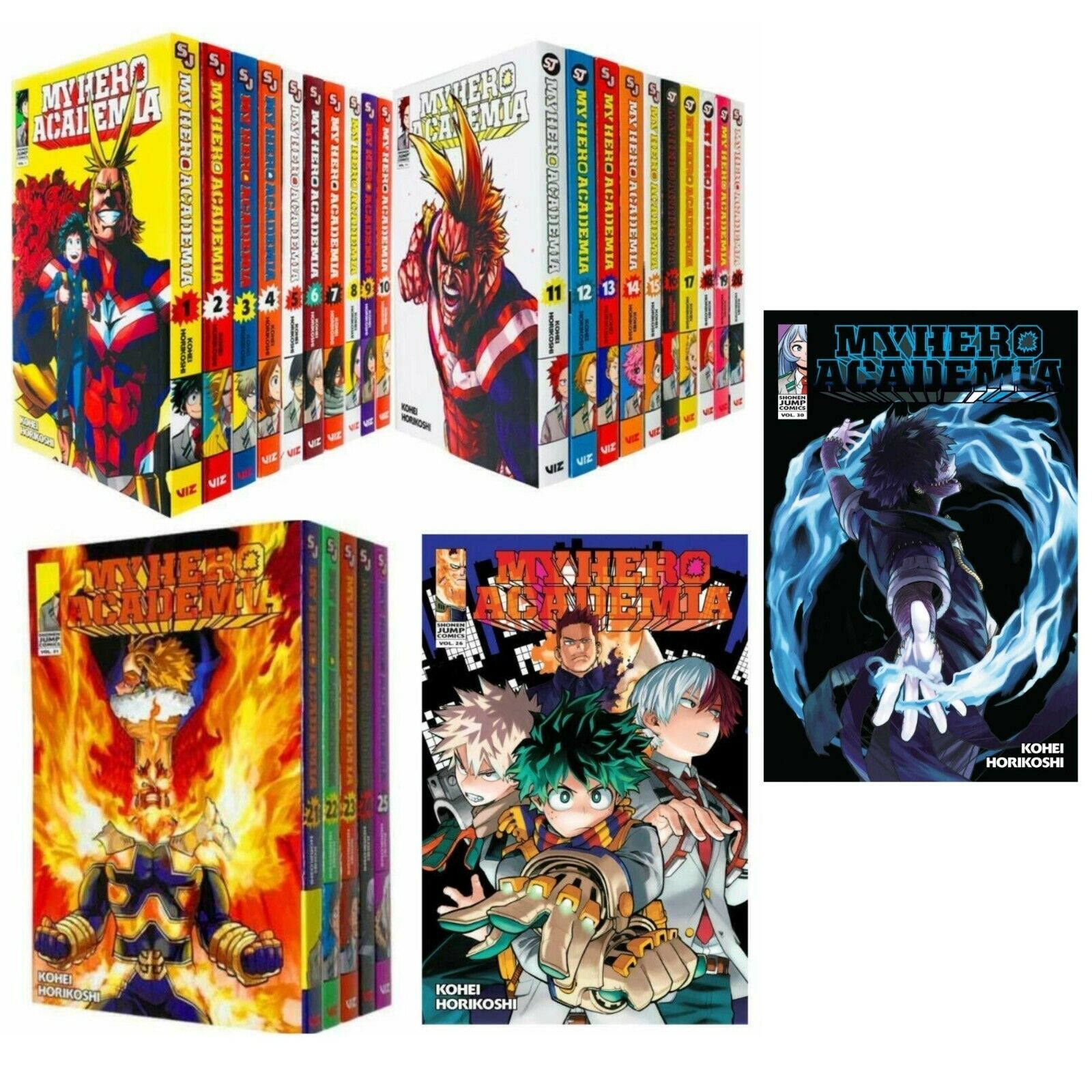 1 Vol - My Hero Academia Volume 1-33 English Viz Media Paperback