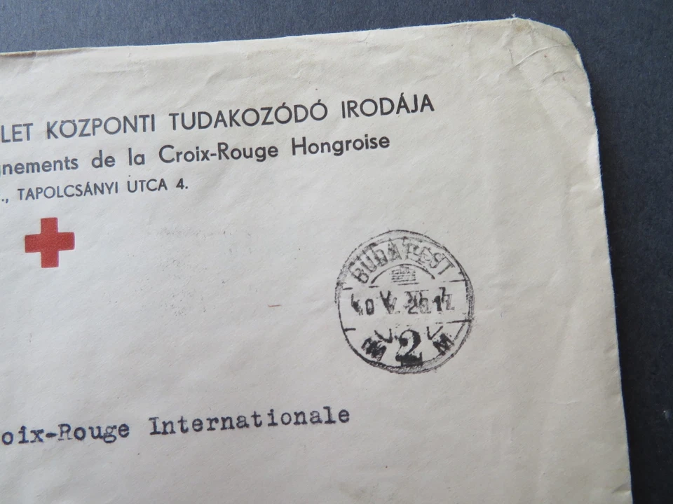 罗马尼亚 1940 年红十字战俘封面瑞士 - Z8076 — 第 3/4 张图片