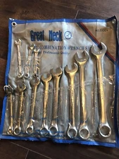 Great Neck Combination Wrench Set of 11 - Tool 1/4" to 7/8" Mechanic