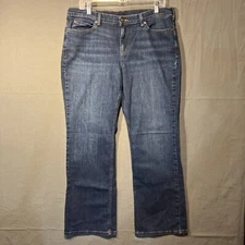Duluth Jeans Women's 14x31 Daily Denim Bootcut Stretch 40711 Light Whiskering