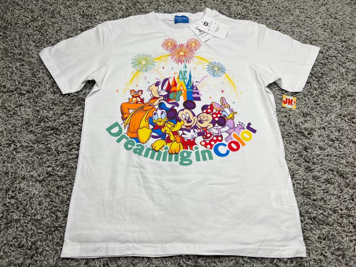 NEW Disney Shirt Adult Medium White Tokyo Disney Resort Dreaming