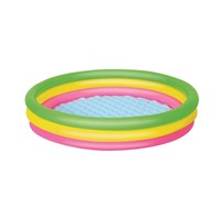 Bestway Aufblasbares Becken 3 Ringe Gepolsteter Boden 152X30 Cm +2 Jahre Gart