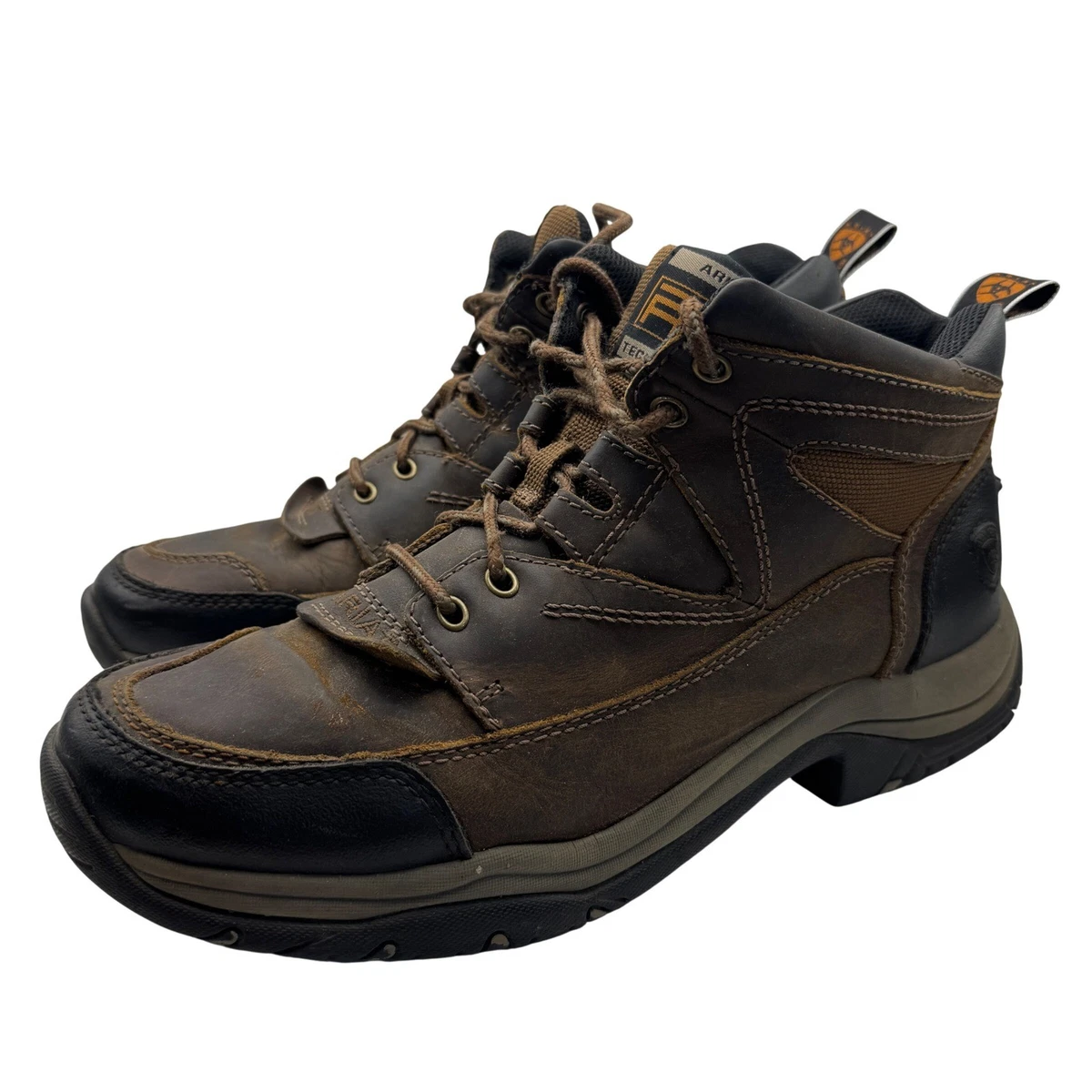 Ariat, ATS Terrain Leather Hiking Boots Brown Leather. Size 9D. Good used cond! Ariat Hiking Shoes & Boots | eBay main image 2