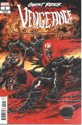 GHOST RIDER RETURN OF VENGEANCE #1 KYLE HOTZ VARIANT MARVEL COMICS 2021 NEW B/B