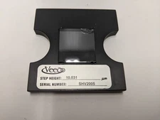 Veeco WYKO 10µm Step Height Calibration Standard SHV2205