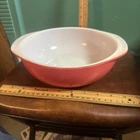 PYREX 024 2 QT Flamingo Pink  Pyrex Bowl Casserole Dish Handles Vintage 50s