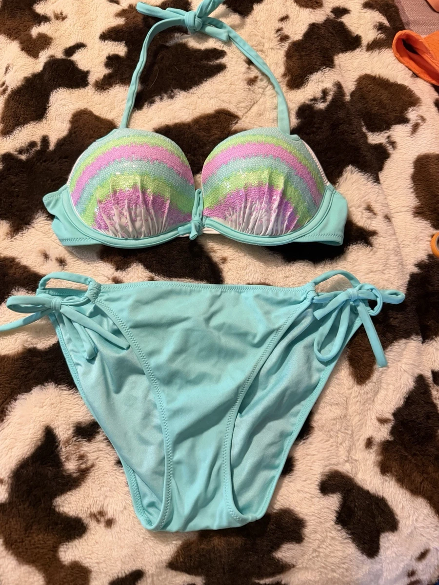 Victoria's Secret Sequin Blue Swimwear for Women for sale | eBay
