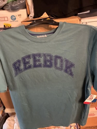 Reebok Men's Graphic Tee Shirt Balsam Green Size LARGE !!