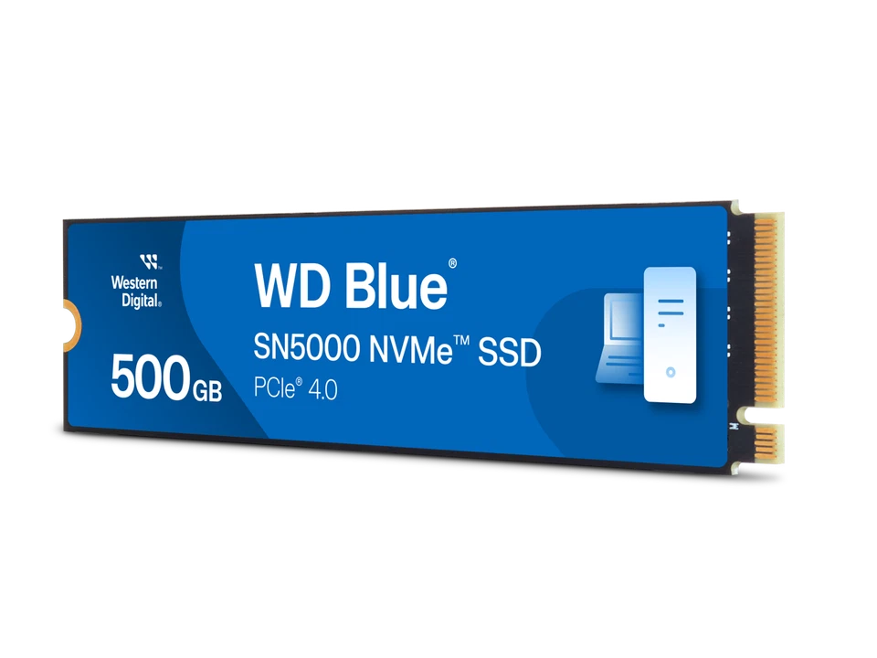 Western Digital 500GB WD Blue SN5000 NVMe SSD, PCIe Gen 4.0, up to 5,000 MB/s - Image 2 of 3