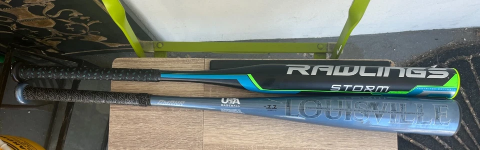 Bates de Softbol (LS Omaha Bball -11, 32", 21oz/Rawlings Sball Storm -13, 32", 19oz Foto 4 de 4