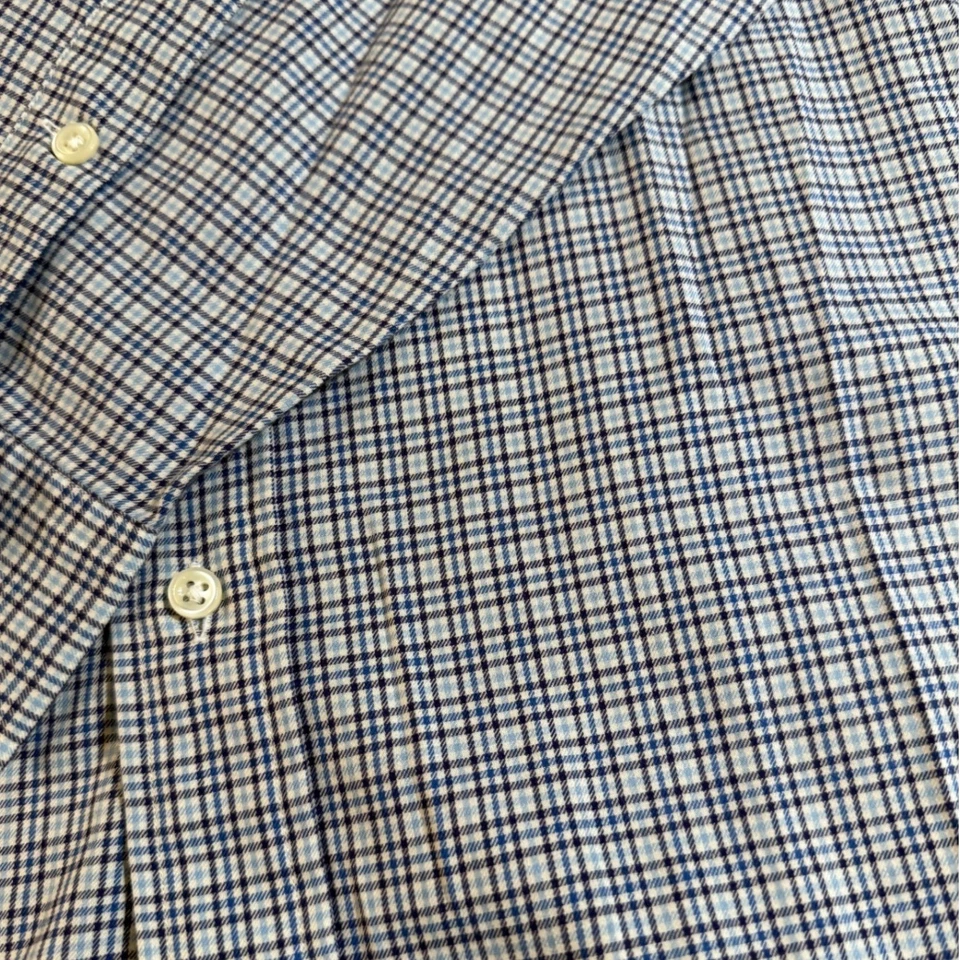 Camisa Ralph Lauren Blake Calce Clásico A Cuadros Abotonada Para Hombre Talla XXL Algodón Foto 3 de 4