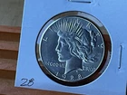 1928 Peace Silver Dollar 1$ Brilliant Uncirculated BU RARE KEY DATE