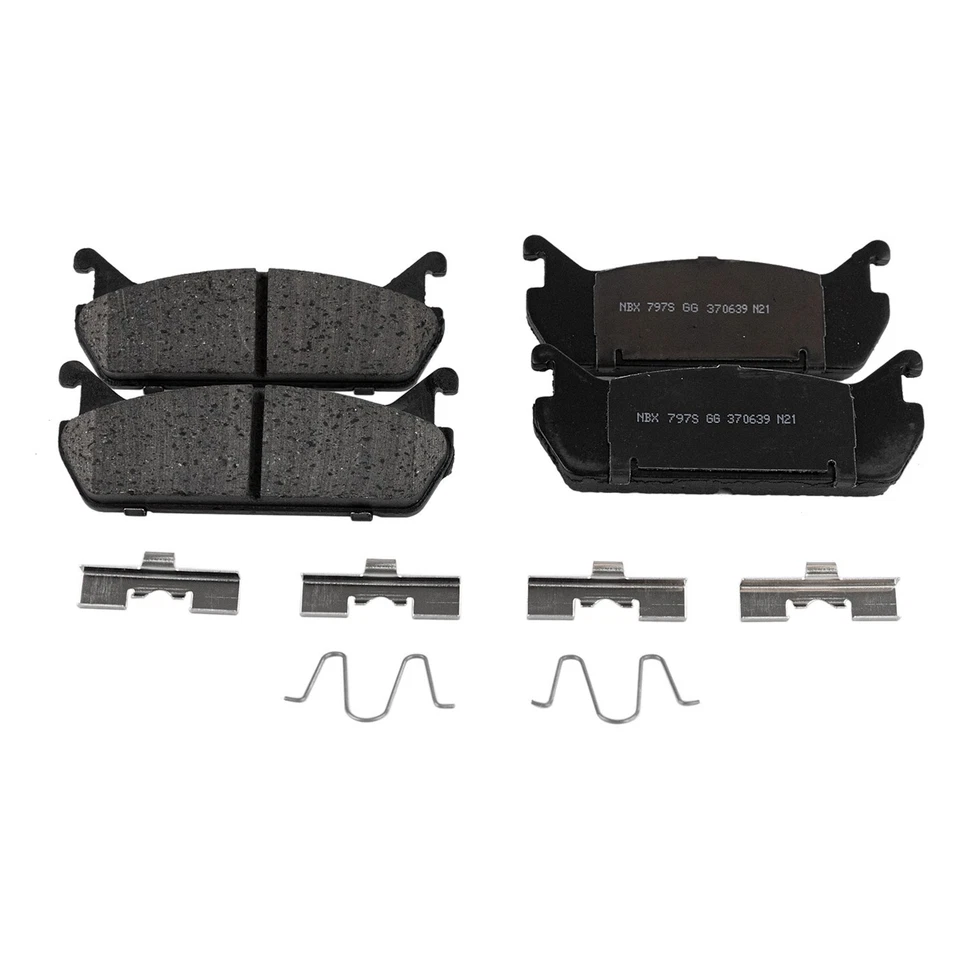 Rear Brake Disc Rotors and Pads Kit For Mazda Miata 1990 1991 1992 1993 - Image 2 of 4