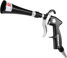 Tornado Air Blow Gun for Car Detailing - High Pressure Dry Cleaning Gun with Bra