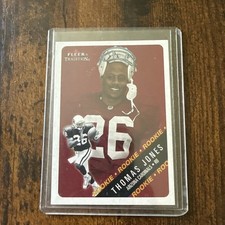 200 Fleet Tradition Thomas Jones Rookie Card RC Arizona Cardinals. rookie card picture