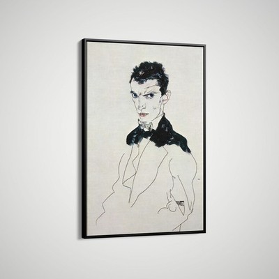 Egon Schiele - Self-Portrait - Art Print on Paper or Canvas