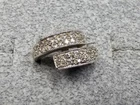 GRANDMA GRABE'S BEAUTIFUL VINTAGE 925 STERLING SILVER 5.19G CZ RING SIZE 8