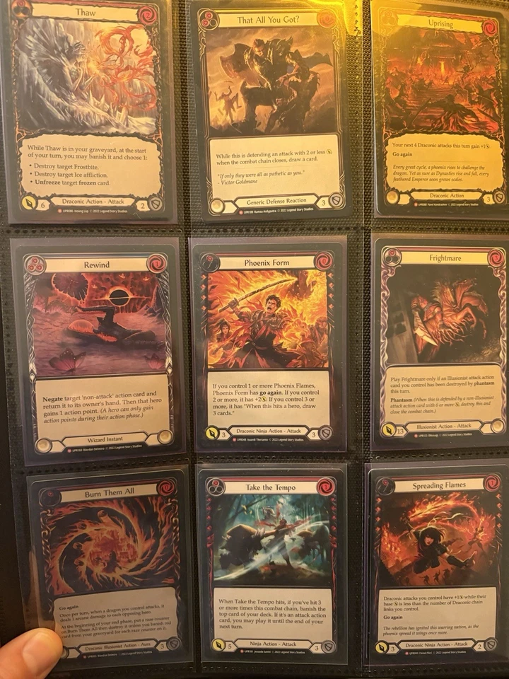 Flesh & Blood TCG Uprising Collection - Legendaries, Majestics, Foils, Etc - Image 2 of 4