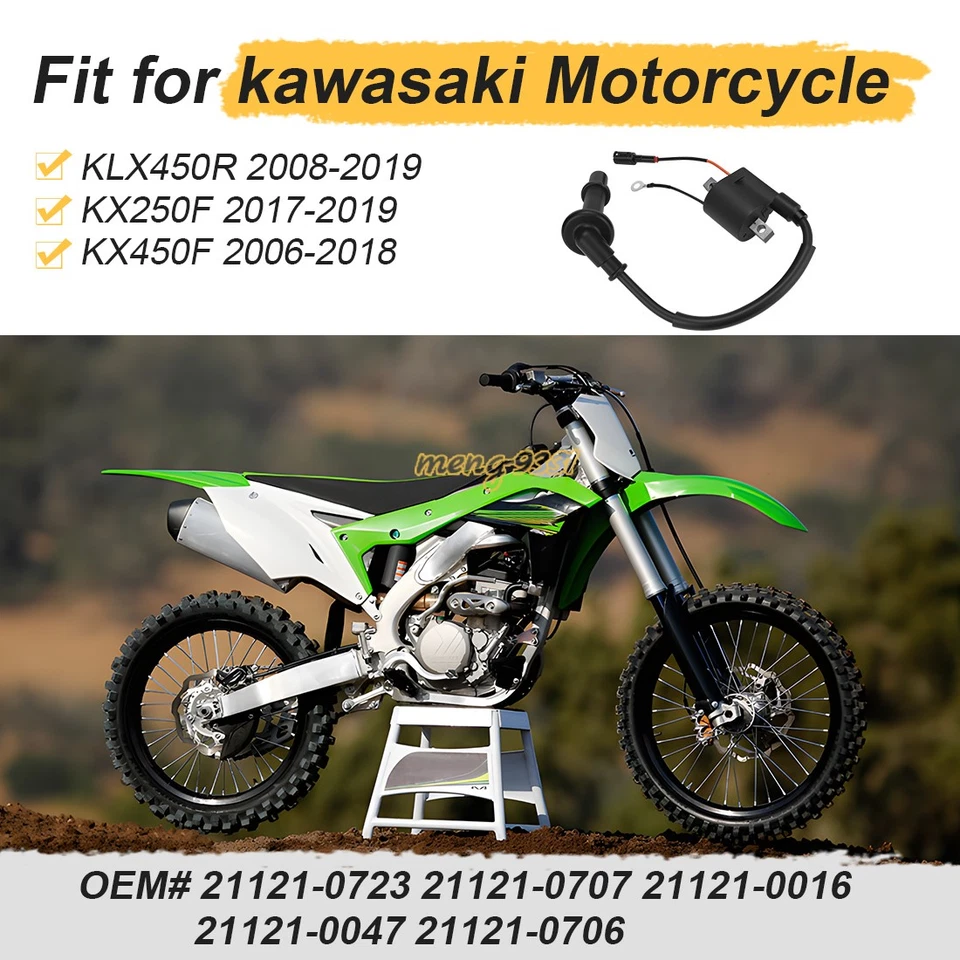 IGNITION COIL 适用于 2006 - 2018 川崎 KX450F KX 450 F 21121-0707 — 第 2/4 张图片