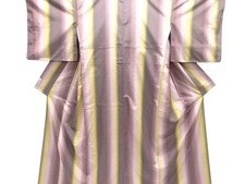 7589927: JAPANESE KIMONO / OMESHI / WOVEN STRIPE