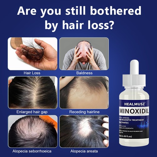 6 Pack Minoxidil 5% Extra Strength Men Hair Regrowth Treatment 6 Month Supply - Zdjęcie 7 z 18
