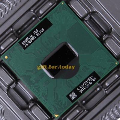 Original   Pentium M 750 1.86 GHz Single-Core (RH80536GE0362M) Processor CPU *uq