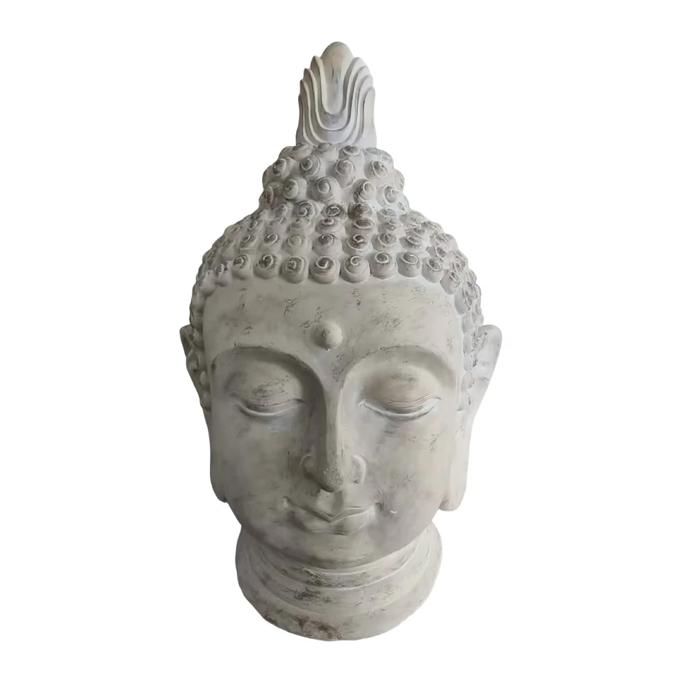 Tête de Bouddha Statue Déco thaï zen feng shui Asiatique XXL 78 cm - Photo 1/1