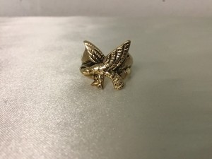 Details About Flying Eagle 18kt Gold Plated Mens Ring Unbranded Size 75