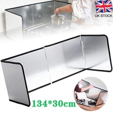 Splatter Screen Board Kitchen Stove Shield Guard Folding Oil proof Splash Board