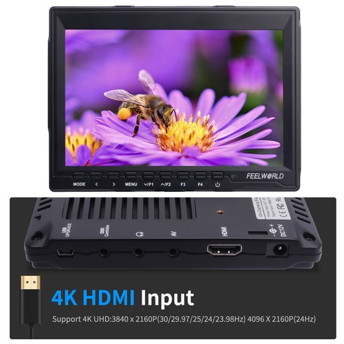 FW759 Video 7'' IPS LCD 1280*800 for DSLR J1Q7 - Picture 4 of 8