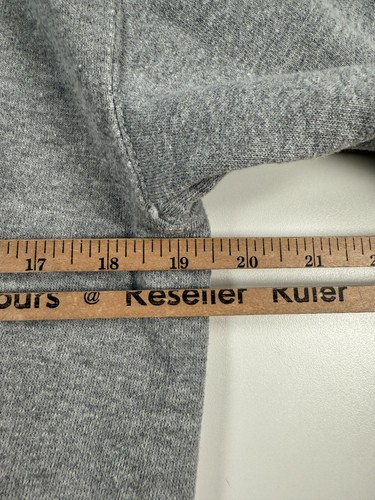 Vtg Russell Athletic Youth Boys Pullover Fleece Sweatshirt Gray Sz Large 19.5x24 - Picture 11 of 16