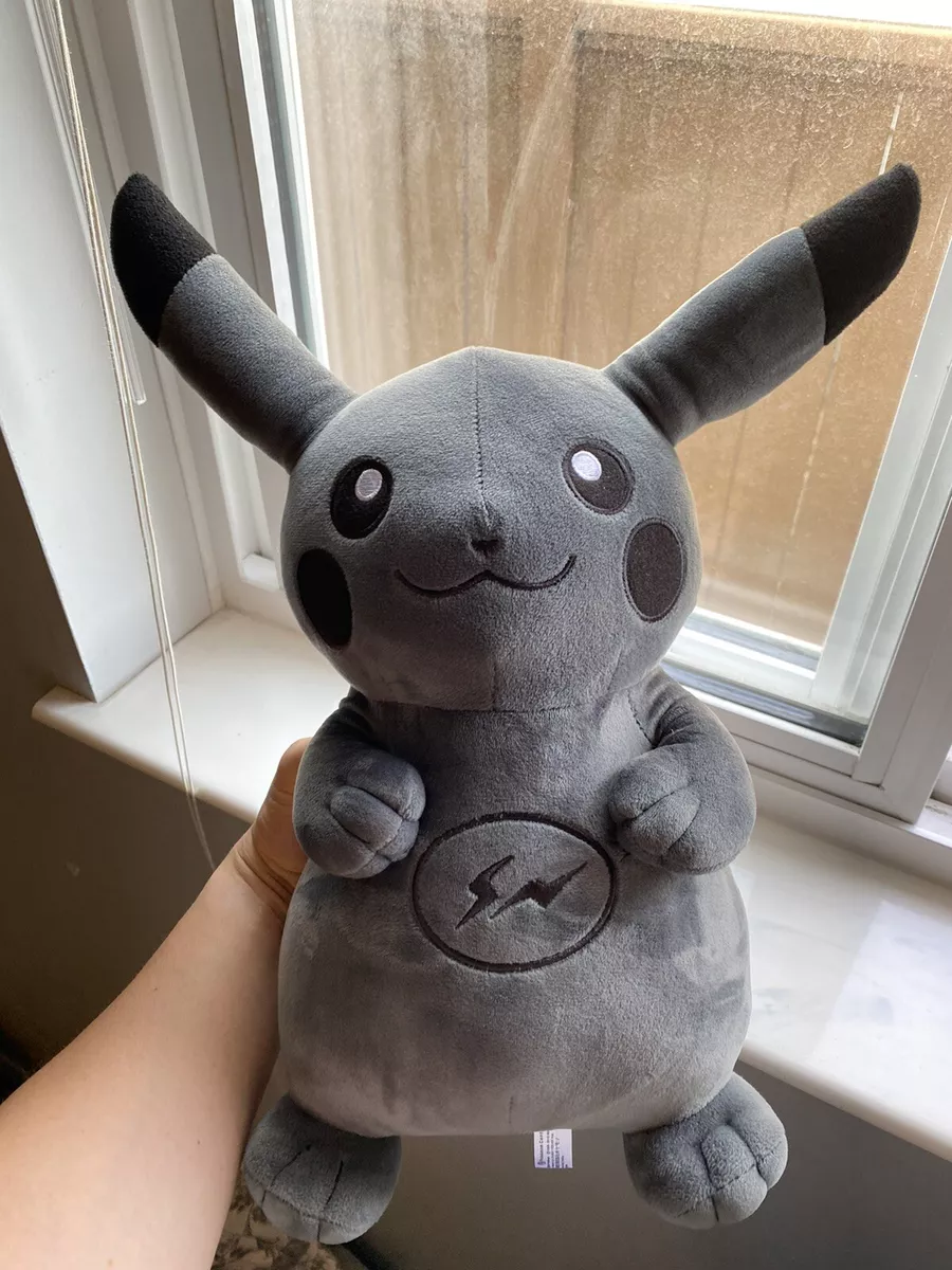 Excellent Condition Rare Black Pikachu Plush Pokemon Center 2016 Medium Size