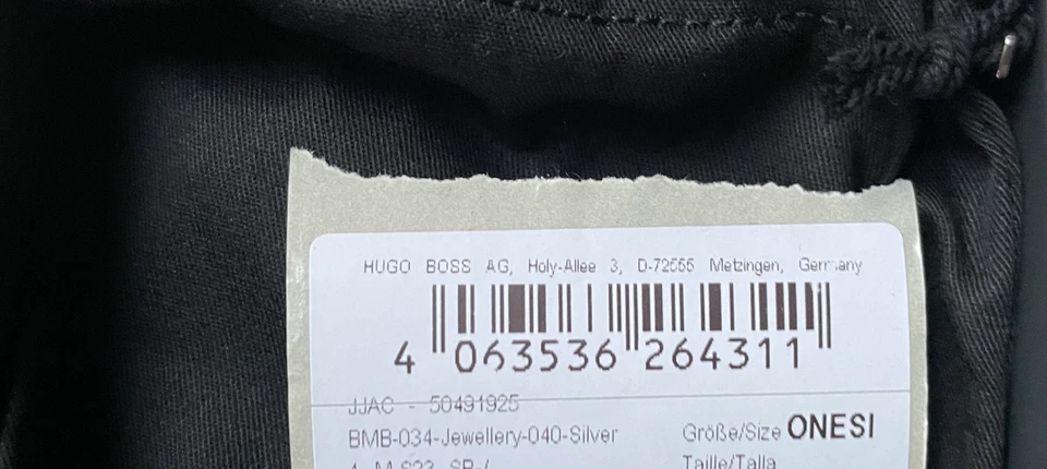 Gemelos Hugo Boss Jac plata 50491925 plata Foto 4 de 4