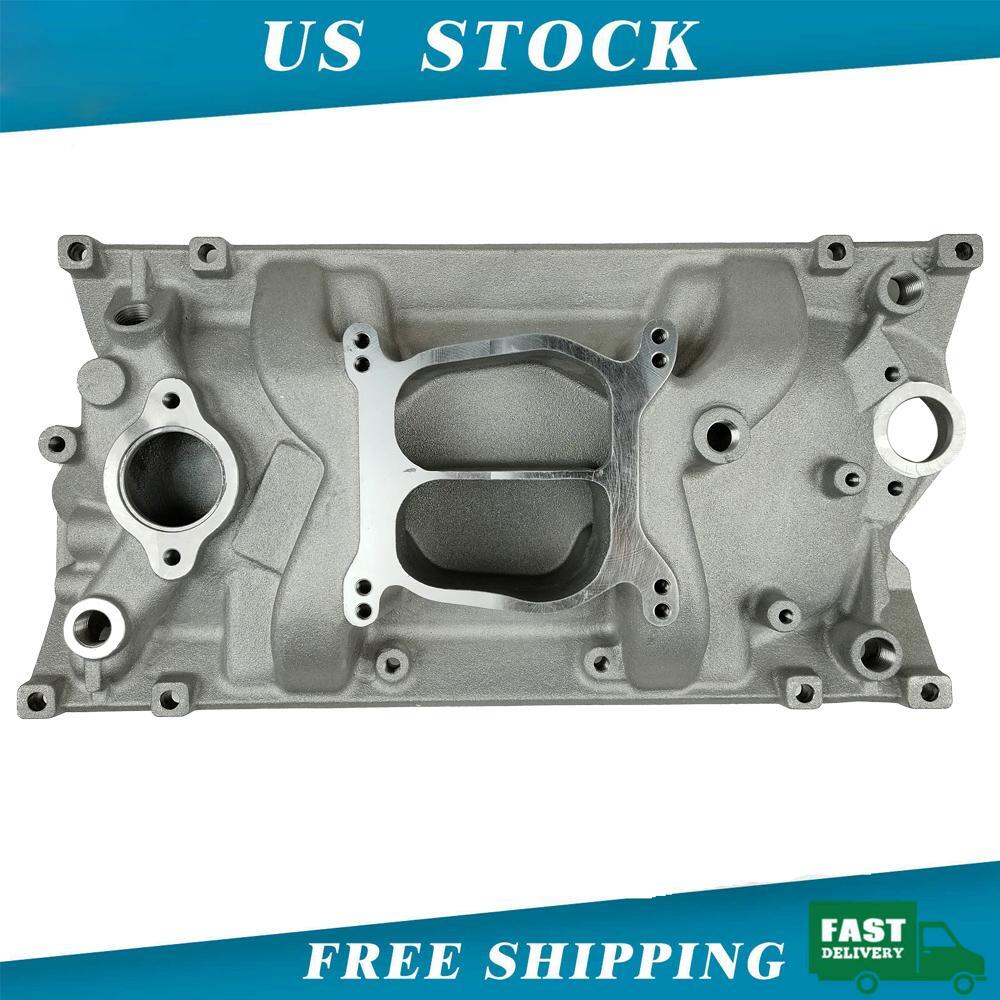 High-Performance Dual Plane Intake Manifold for SBC Chevy 327 350 383 Vortec 1996-2002  