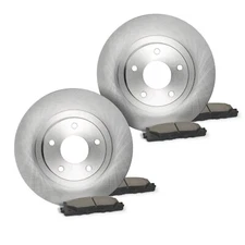 Rear Brake Rotors + Ceramic Pads for 2012-2015 Mercedes-Benz ML250 ML350