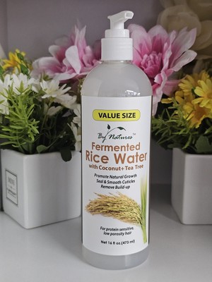 Fermented Rice Water Mist for Hair Growth with Coconut + Tea Tree 16oz