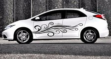 Swirl Floral Graphic Vinyl Decal Camouflage Reflective Sticker Truck Car Vehicle
